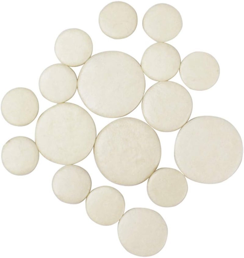 CCeCCe 17 Pack Clarinet Pads Set Replacement Bb Clarinet Pad 17 Keys Clarinet Padding for Bundy Clarinet Ebonite Bb Clarinets B Flat Clarinet Orchestra Musical Woodwind Instrument - Image 2